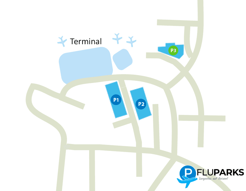 Parkplatz P3 Bremen Flughafen
