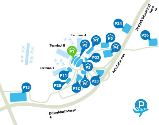 Düsseldorf Flughafen P1